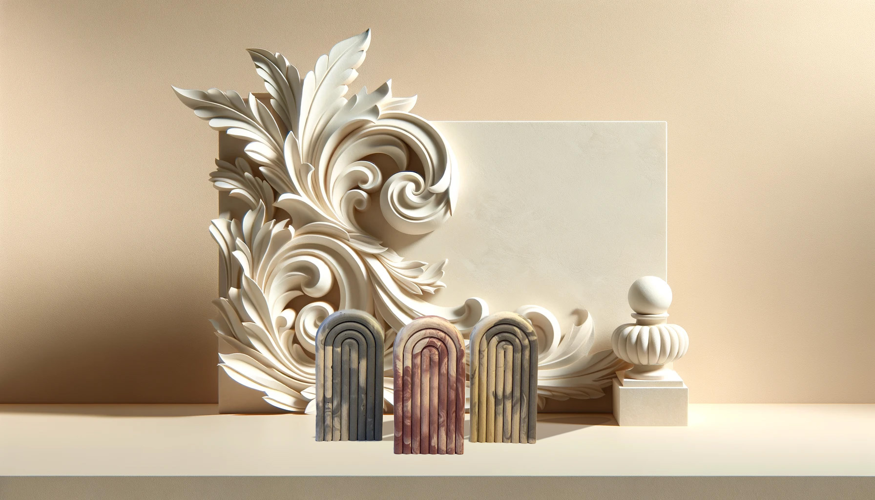 Elegant Gypsum Creations